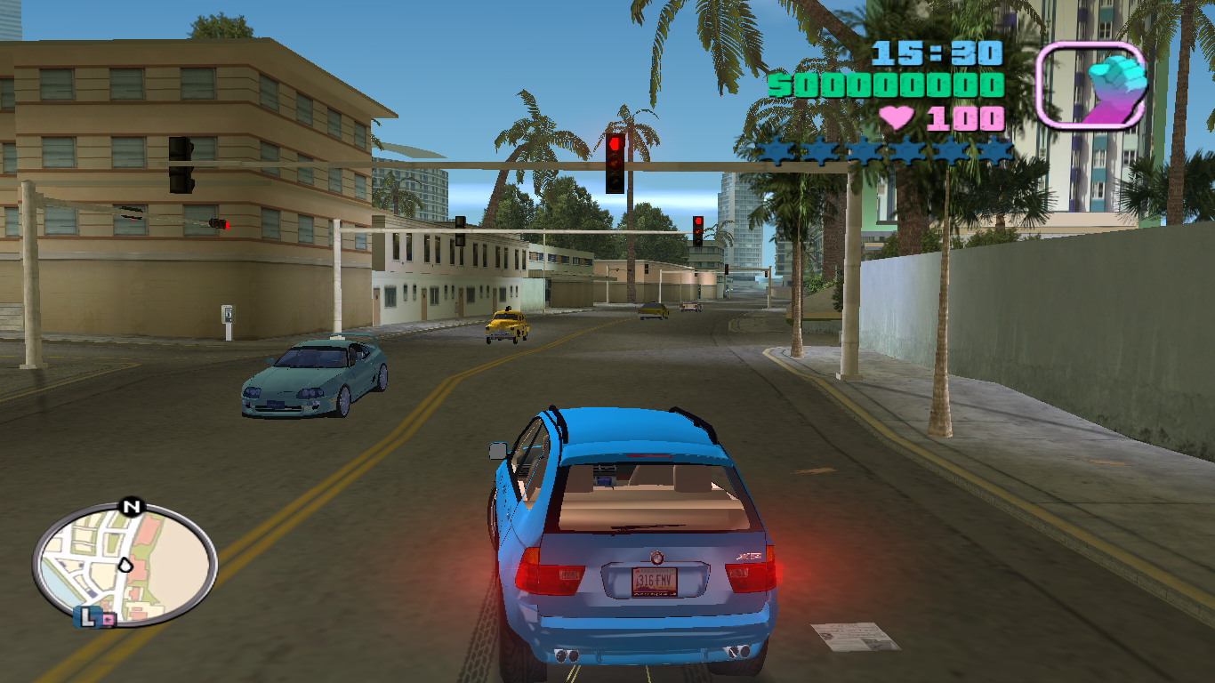 Скрин из игры GTA Vice City