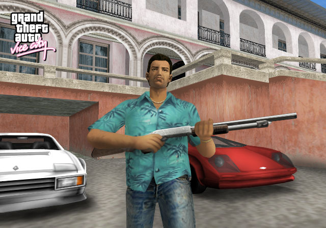 Скрин из игры GTA Vice City